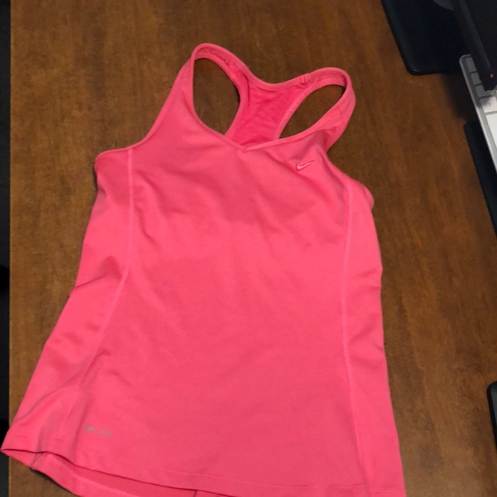 Pink Nike workout tank